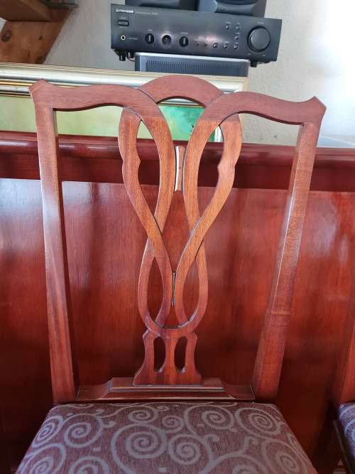Collection Only - Giveaway - 12x Chippendale Ribbon Back Dining Chairs.