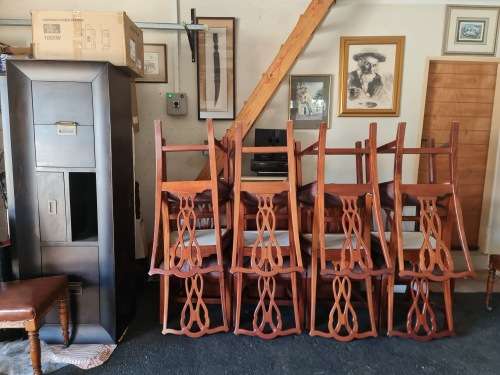 Collection Only - Giveaway - 12x Chippendale Ribbon Back Dining Chairs.