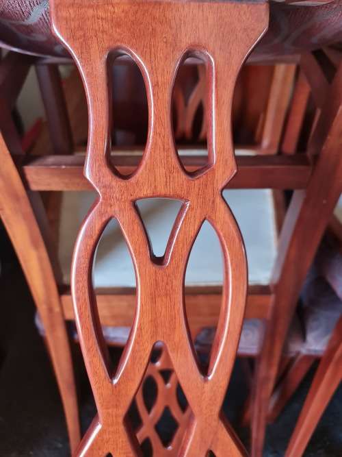 Collection Only - Giveaway - 12x Chippendale Ribbon Back Dining Chairs.