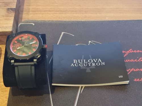 BULOVA ACCU-SWISS PERCHERON MANCHESTER UNITED LIMITED EDITION SWISS AUTOMATIC WATCH
