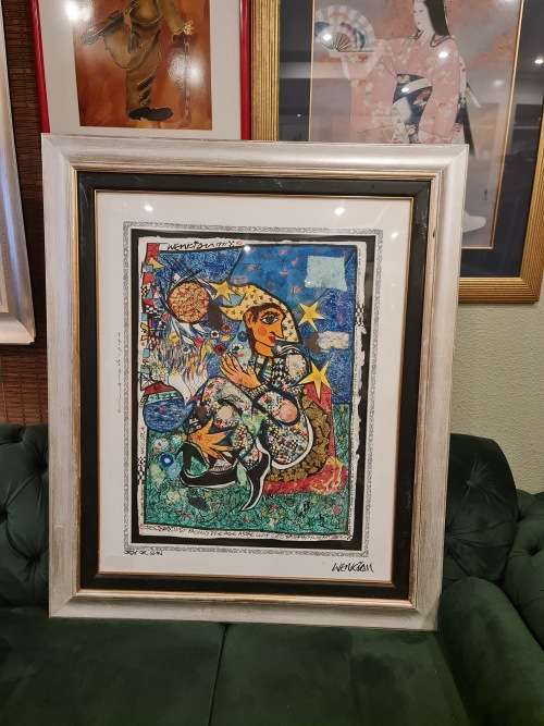 Martin Wenkidu - The Jest or Sun Original Signed Art