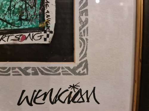 Martin Wenkidu - The Jest or Sun Original Signed Art