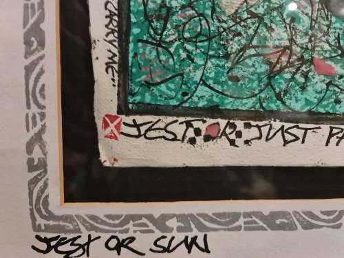 Martin Wenkidu - The Jest or Sun Original Signed Art