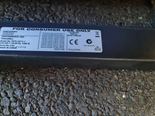 Collection Only - Proform 1250 Performance Treadmill