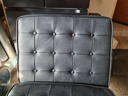 Collection Only - Barcelona Chair (Reproduction)
