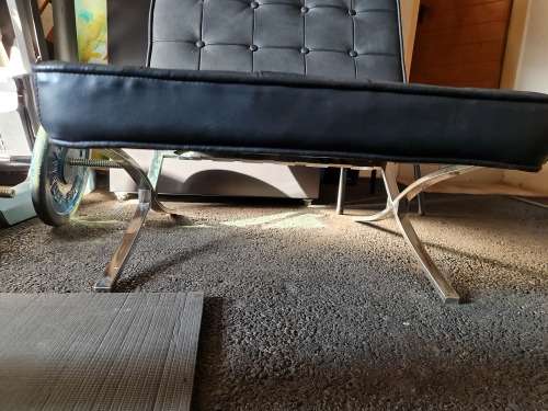Collection Only - Barcelona Chair (Reproduction)