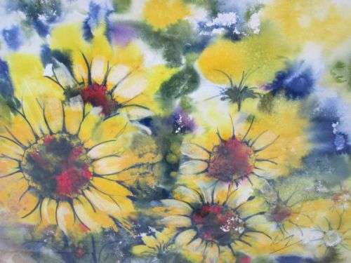 2x Floral Paintings
