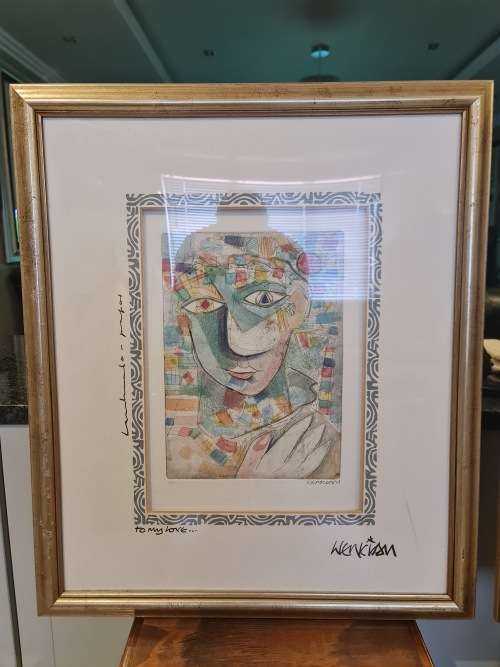 Martin Wenkidu`s Two Artworks: I Wrote a Letter and To My Love.