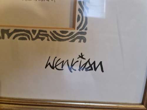 Martin Wenkidu`s Two Artworks: I Wrote a Letter and To My Love.