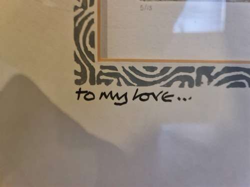 Martin Wenkidu`s Two Artworks: I Wrote a Letter and To My Love.