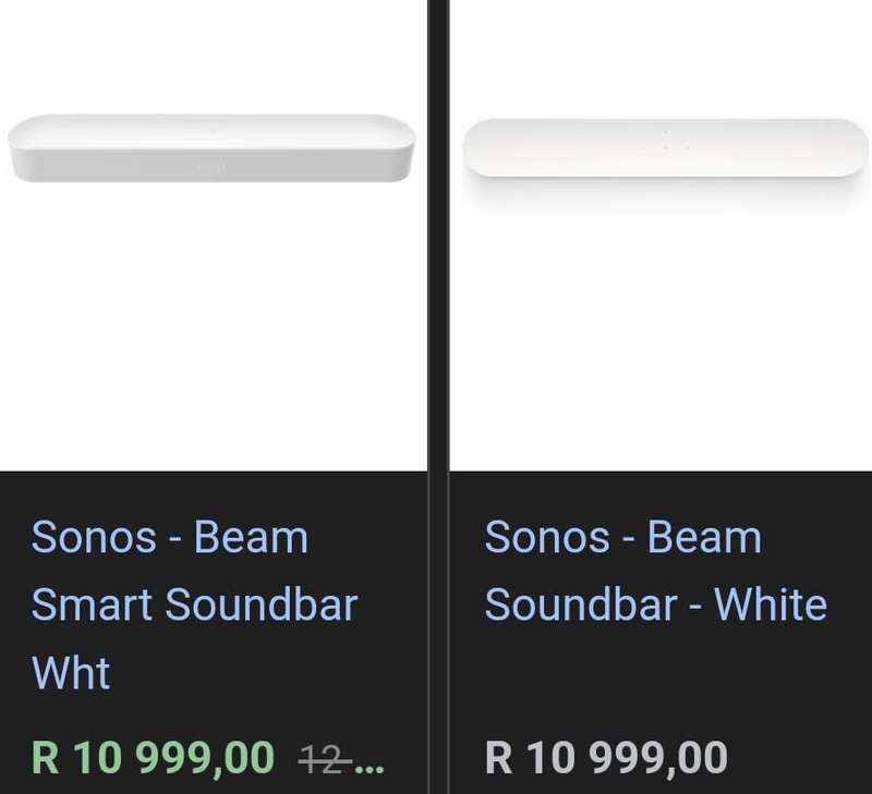 Sonos Beam Gen 1 Smart Wireless Soundbar - White