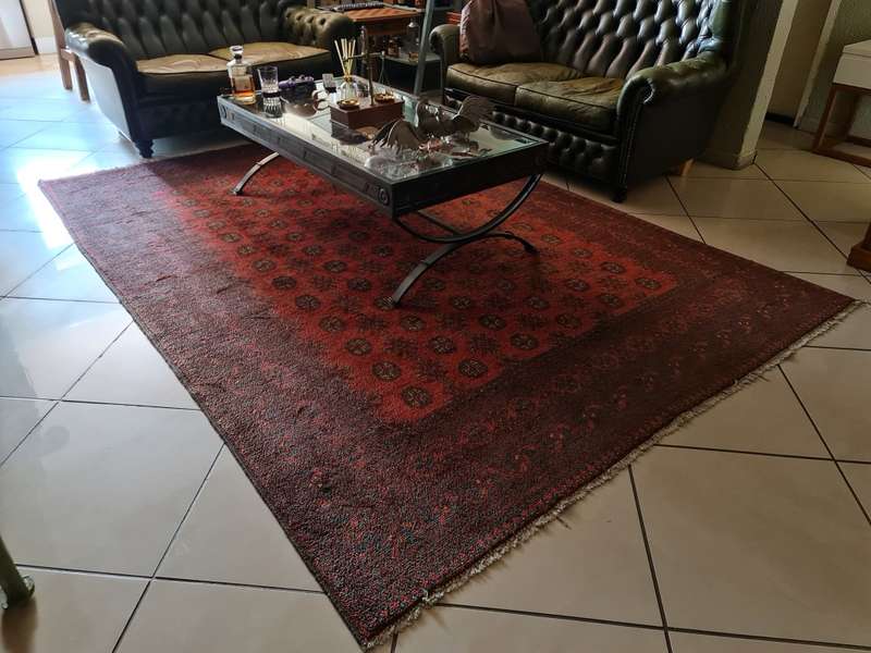 Vintage Red Persian Carpet