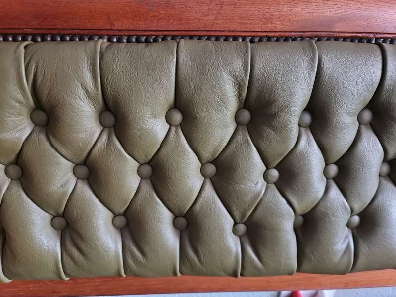 Antique French Banquette 3 Seater Bench