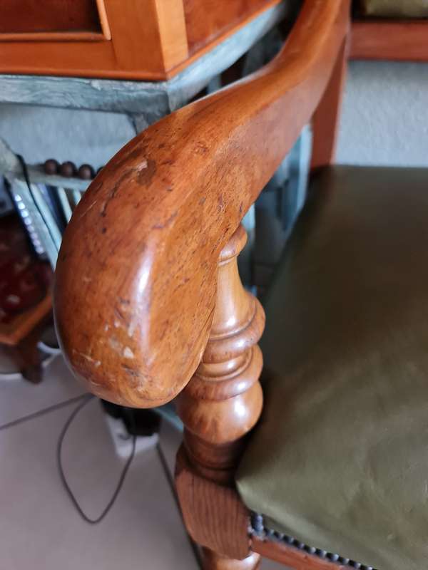 Antique French Banquette 3 Seater Bench