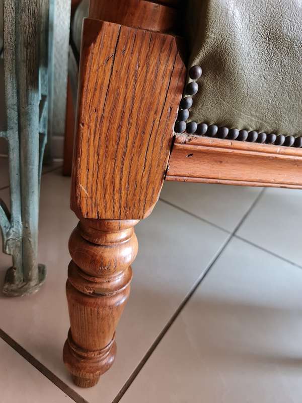 Antique French Banquette 3 Seater Bench
