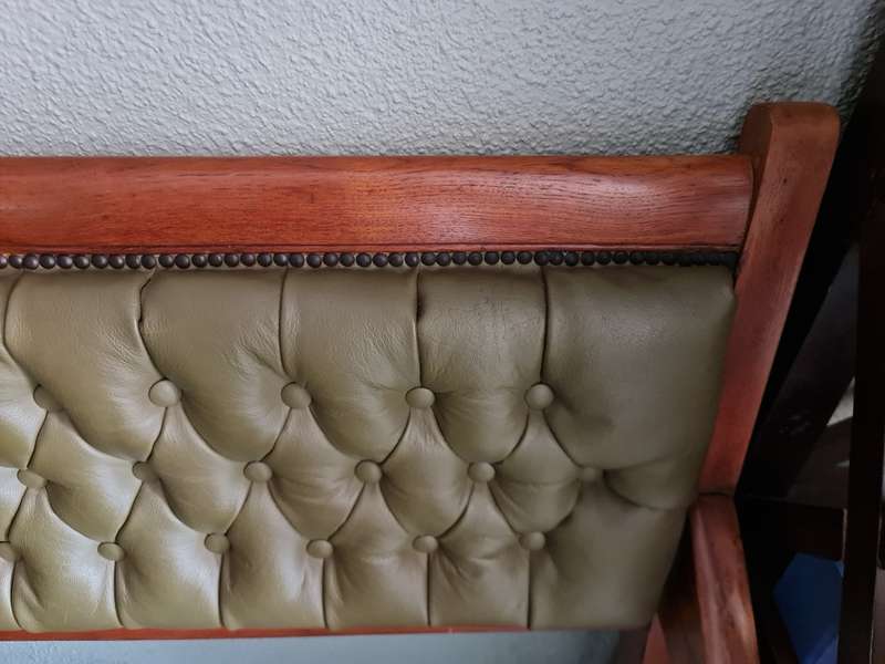 Antique French Banquette 3 Seater Bench