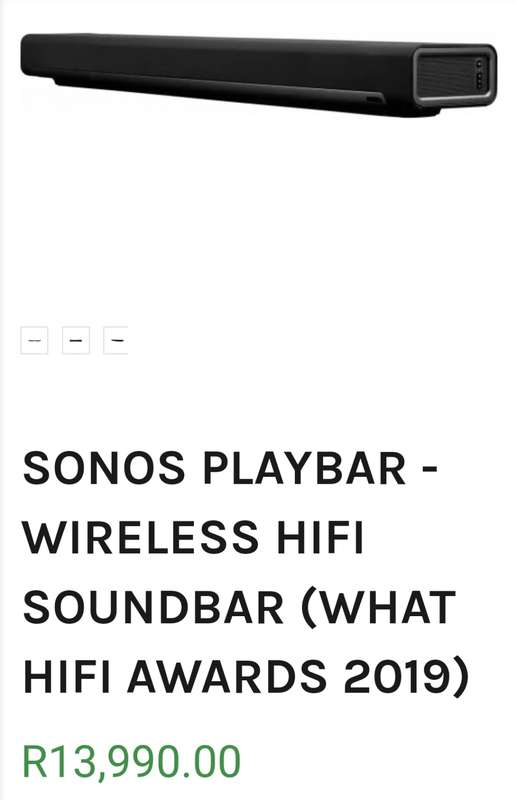 Sonos Playbar Wireless Soundbar