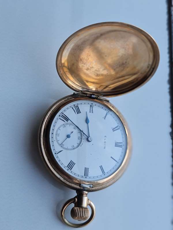Elgin 7 Jewels Antique Pocket Watch