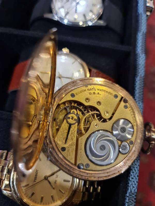 Elgin 7 Jewels Antique Pocket Watch