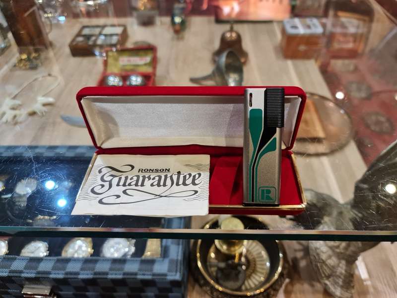 Ronson Lighter in a Case