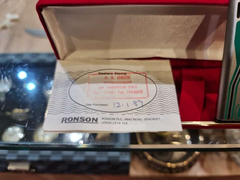 Ronson Lighter in a Case