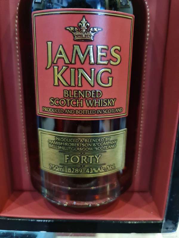 James King 40 Yo Blended Scotch Whisky in Wooden Gift Box