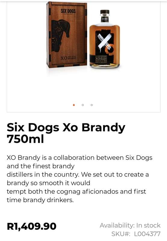 Six Dogs XO Brandy