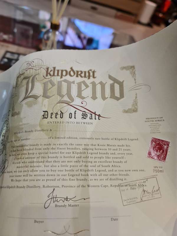 klipdrift Legend Renaissance Reserve