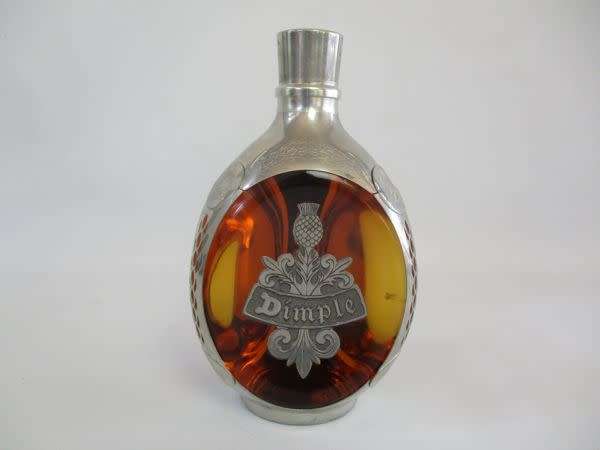 Haig Dimple Royal Decanter Whisky In A Pewter Bottle