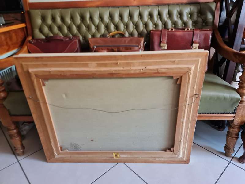 Indistinct Signed Oil Painting