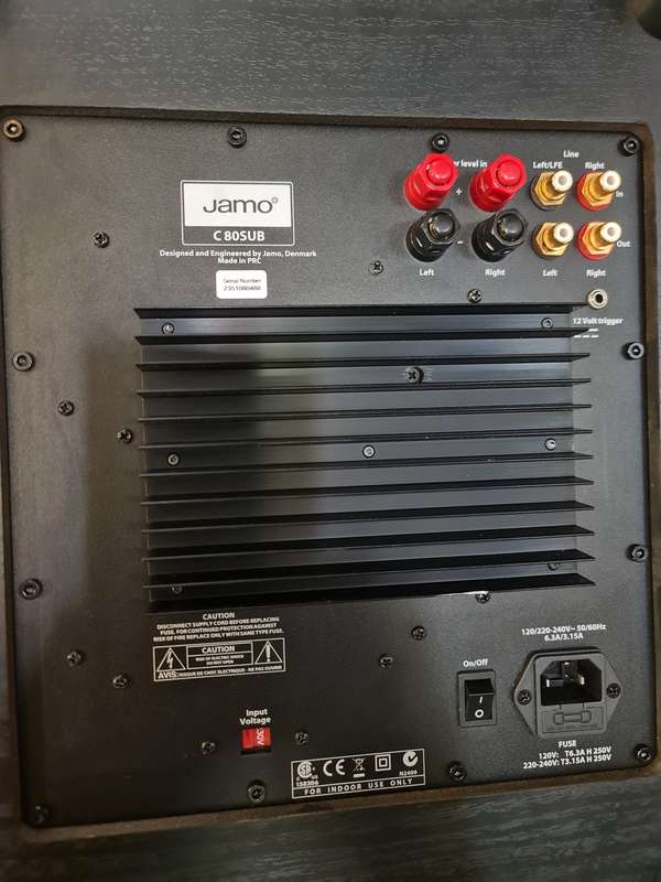 Jamo C80 Flagship Subwoofer