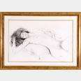 Mackeson Art/Painting Of a Reclining Nude Lady