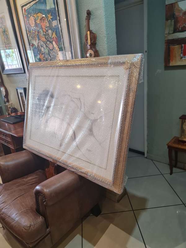 Mackeson Art/Painting Of a Reclining Nude Lady
