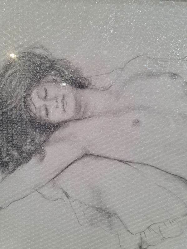 Mackeson Art/Painting Of a Reclining Nude Lady