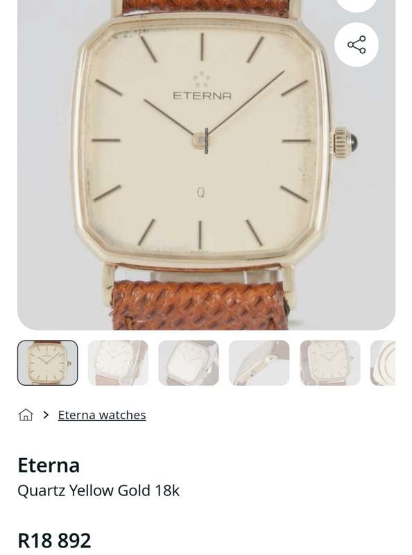 Eterna Q Vintage Quartz Men`s Watch
