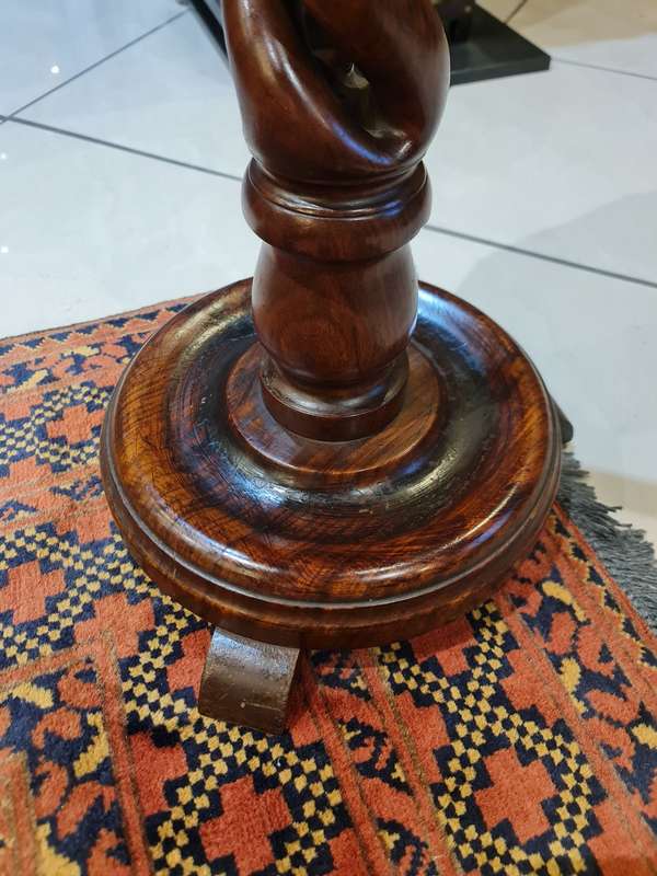 Antique Barley Twist Plant Stand