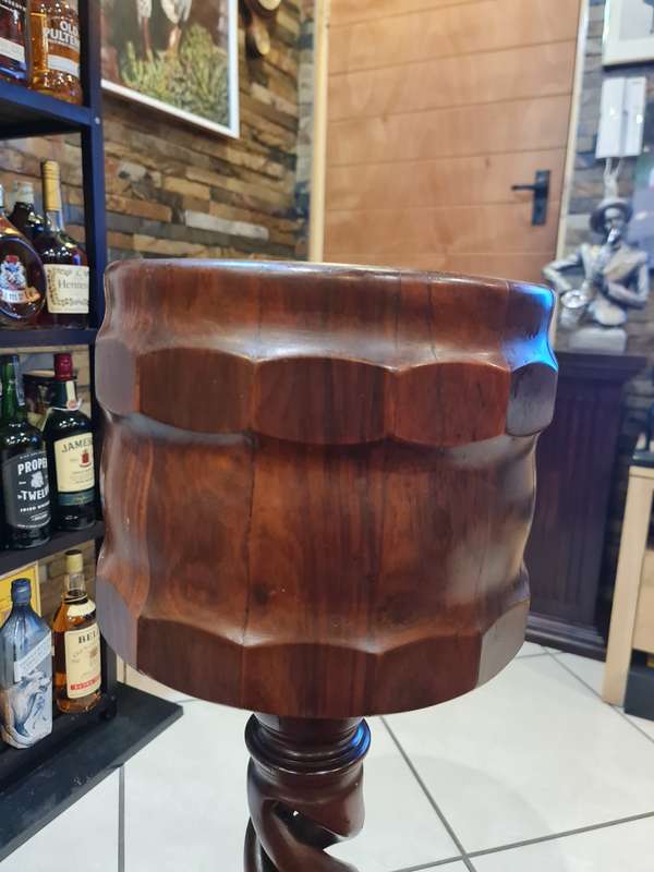 Antique Barley Twist Plant Stand