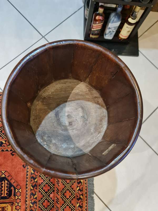 Antique Barley Twist Plant Stand