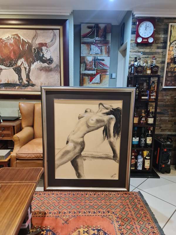 Beautiful Nude Pencil Sketch Art