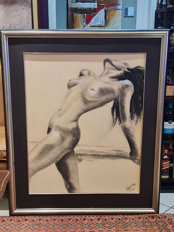 Beautiful Nude Pencil Sketch Art