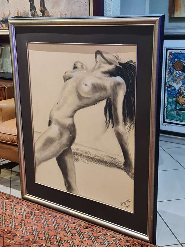 Beautiful Nude Pencil Sketch Art