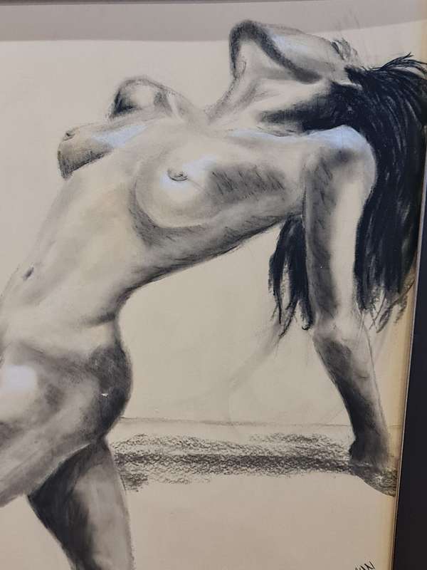Beautiful Nude Pencil Sketch Art