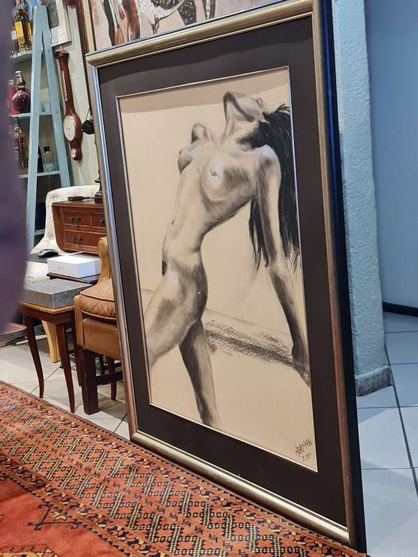 Beautiful Nude Pencil Sketch Art