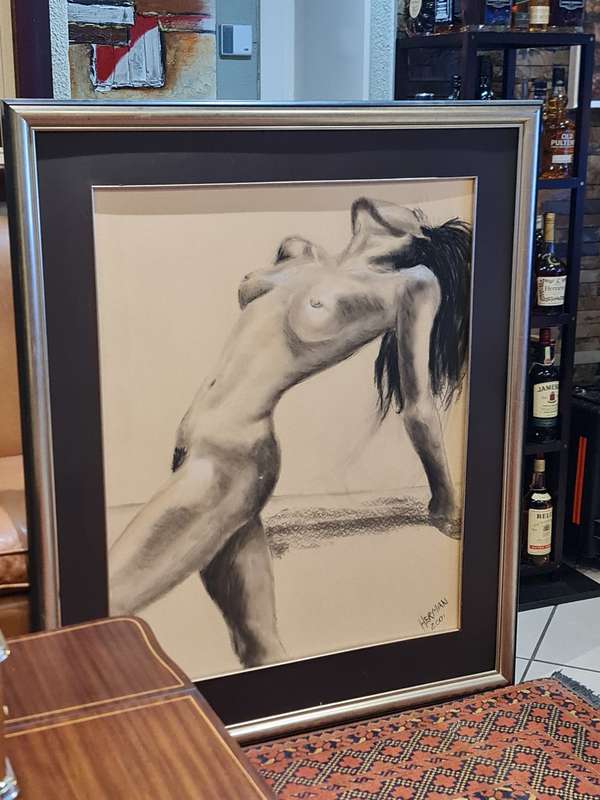 Beautiful Nude Pencil Sketch Art