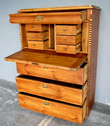 Swedish Secrétaire À Abattant Cabinet