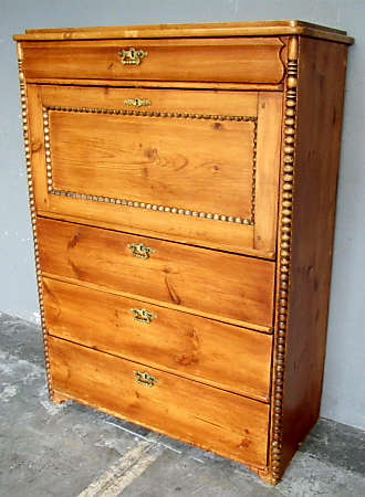 Swedish Secrétaire À Abattant Cabinet