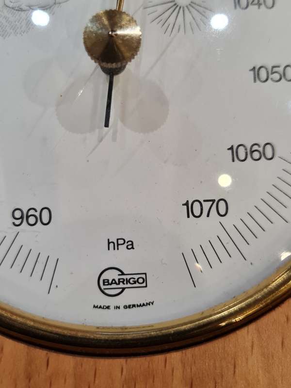 Barigo 3 in 1 Weather Station with Barometer, Thermometer, and Hygrometer