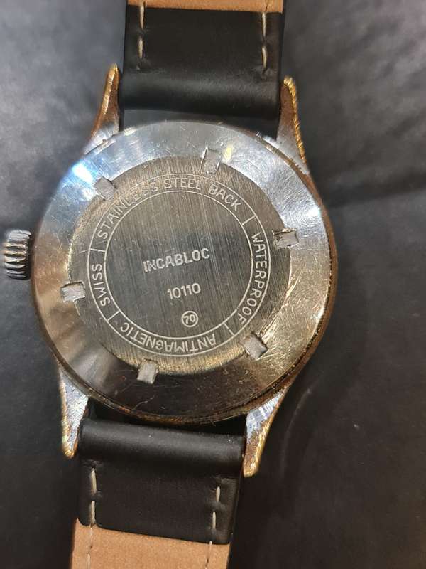 Union Special 17 Jewels Super Deluxe Incabloc Antimagnetic 1960`s Watch