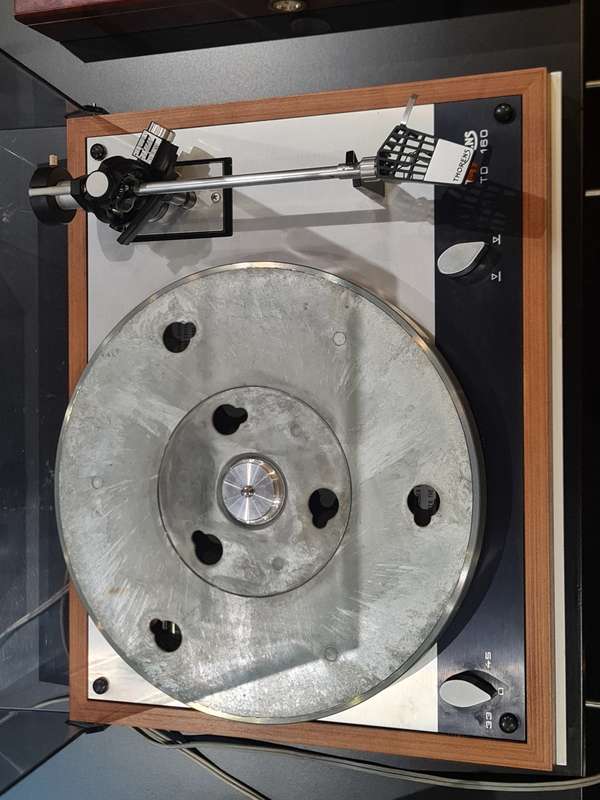 Thorens TD160 Belt Drive Turntable and LPs