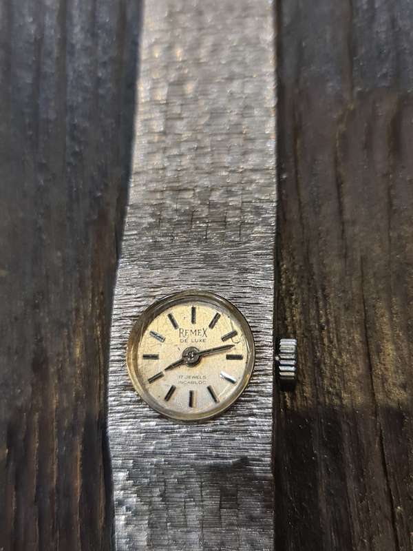 Remex De Luxe 17 Jewels Incabloc 1970`s Vintage Watch